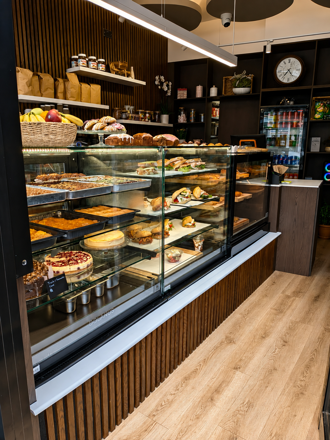 Melily Coffee pastry display case